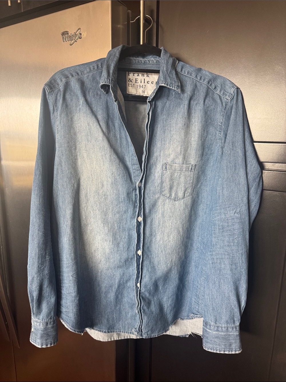 Frank & Eileen Light Blue Denim Button-Up Shirt